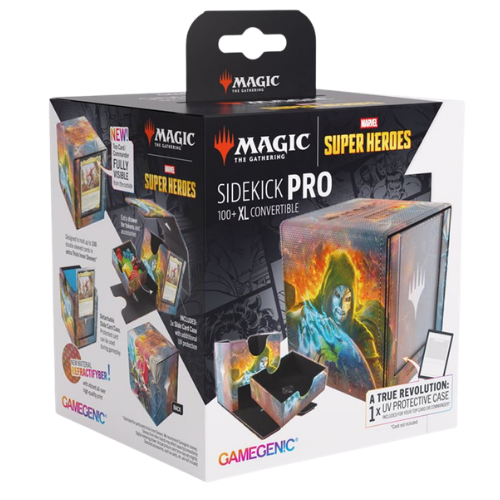 Gamegenic: Deck Box - MTG Marvel Super Heroes - Doom Reigns Supreme - SideKick Pro 100+ XL - Deck Out Gaming