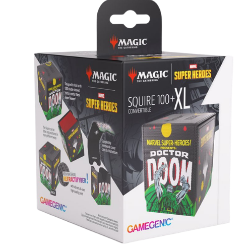 Gamegenic: Deck Box - MTG Marvel Super Heroes - Doc Doom - Squire 100+ XL - Deck Out Gaming