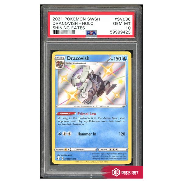 Dracovish - Shining Fates - SV036 - PSA 10 - 59999423 - Deck Out Gaming