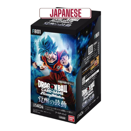 Dragon Ball Super Fusion World Japanese FB-01 Awakened Pulse Booster Box - Deck Out Gaming