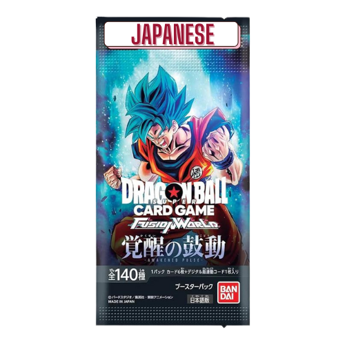 Dragon Ball Super Fusion World Japanese FB-01 Awakened Pulse Booster Pack - Deck Out Gaming