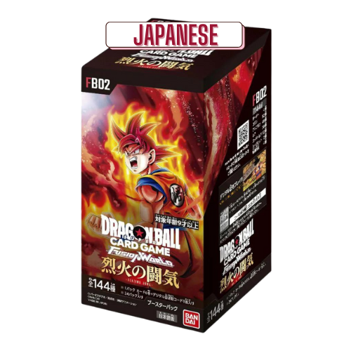 Dragon Ball Super Fusion World Japanese FB-02 Blazing Aura Booster Box - Deck Out Gaming