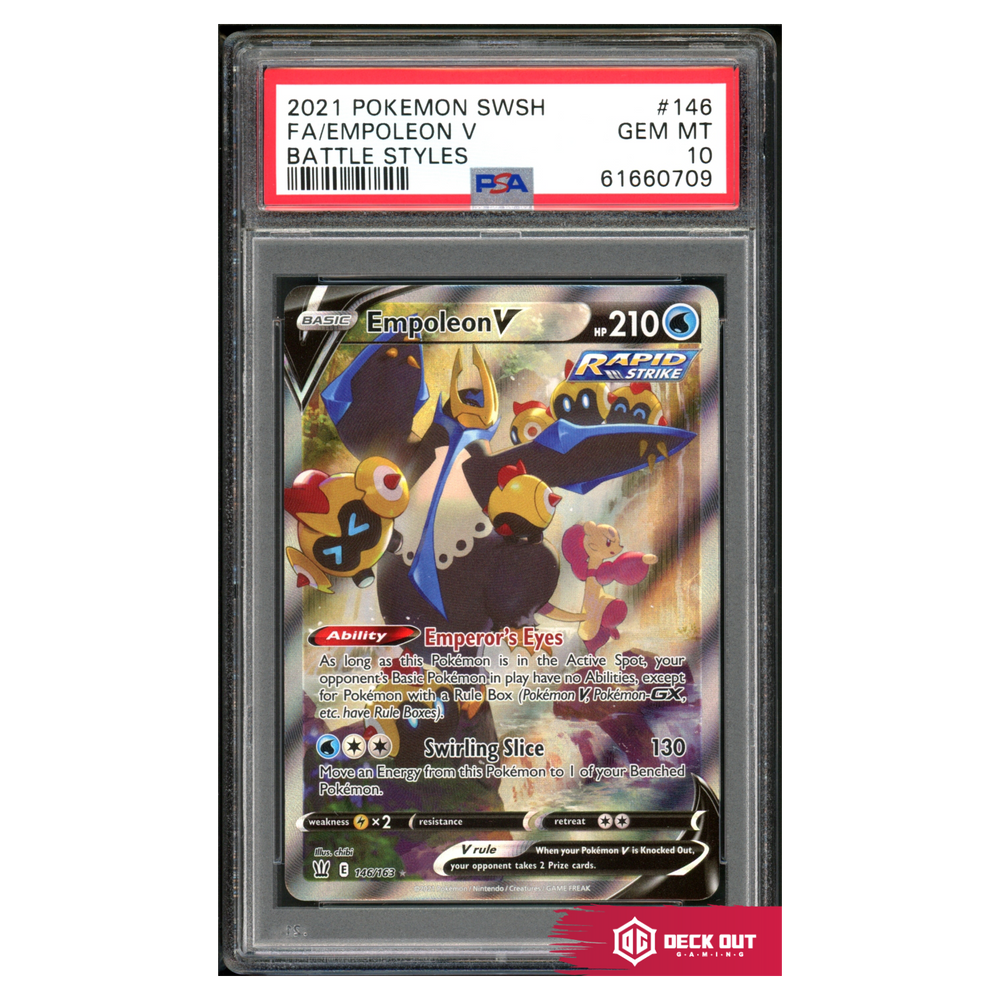 Empoleon V - Battle Styles - 146 - PSA 10 - 61660709 - Deck Out Gaming