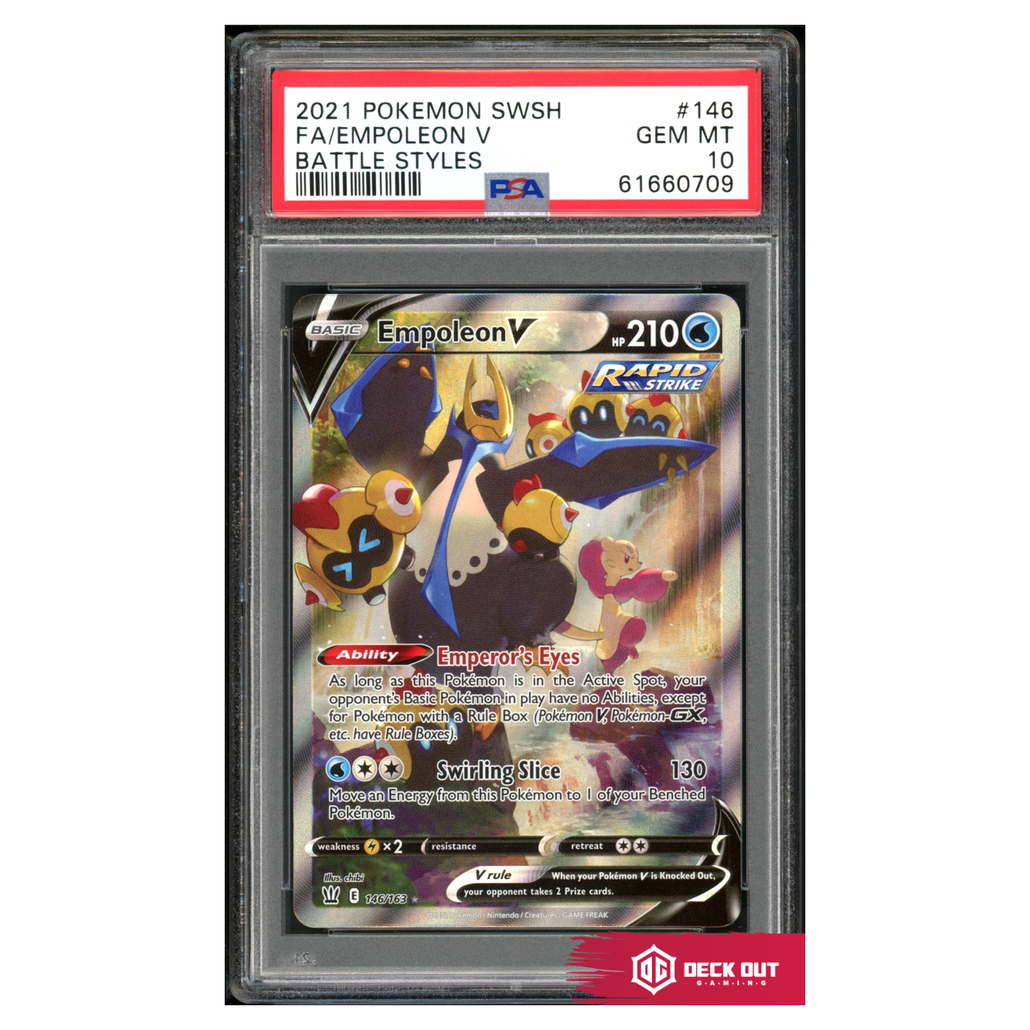 Empoleon V - Battle Styles - 146 - PSA 10 - 61660709 - Deck Out Gaming