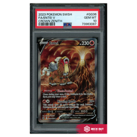 Entei V - Crown Zenith - GG36 - PSA 10 - 73963087 - Deck Out Gaming