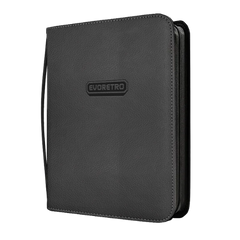 Evoretro 9-Pocket Zippered Toploader Binder - 216 Card Slots - Black - Deck Out Gaming