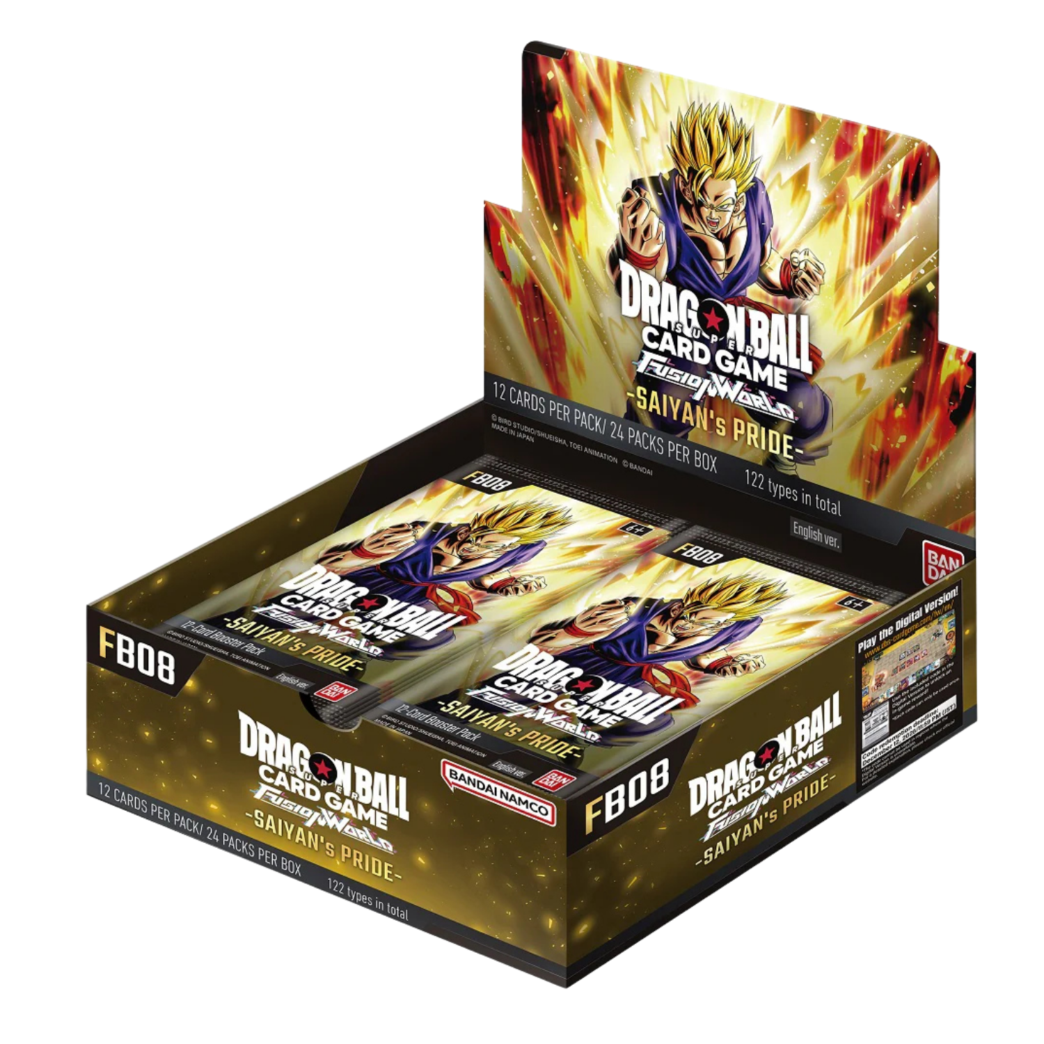 Dragon Ball Super Fusion World - FB-08 Saiyan's Pride - Booster Box