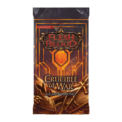 Flesh and Blood TCG Crucible Of War Booster Pack - Unlimited - Deck Out Gaming
