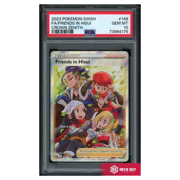 Friends In Hisui - Crown Zenith - 148 - PSA 10 - 73964175 - Deck Out Gaming