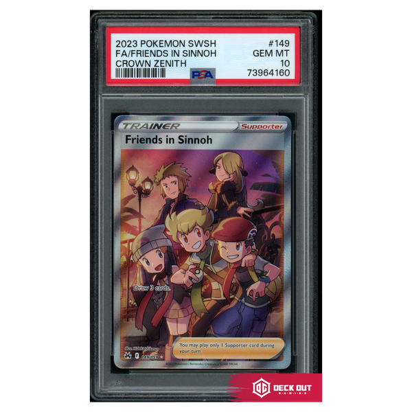 Friends In Sinnoh - Crown Zenith - 149 - PSA 10 - 73964160 - Deck Out Gaming