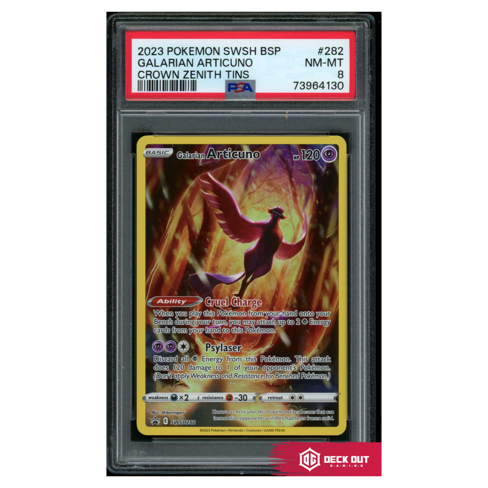 Galarian Articuno - SWSH Promos - SWSH282 - PSA 8 - 73964130 - Deck Out Gaming