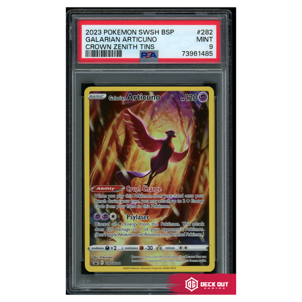 Galarian Articuno - SWSH Promos - SWSH282 - PSA 9 - 73961485 - Deck Out Gaming