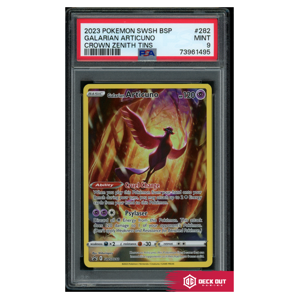 Galarian Articuno - SWSH Promos - SWSH282 - PSA 9 - 73961495 - Deck Out Gaming