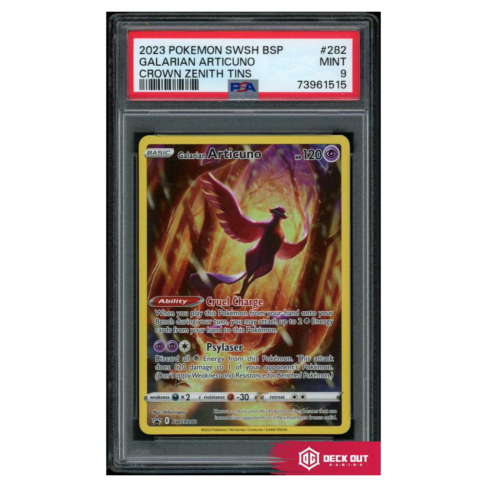 Galarian Articuno - SWSH Promos - SWSH282 - PSA 9 - 73961515 - Deck Out Gaming