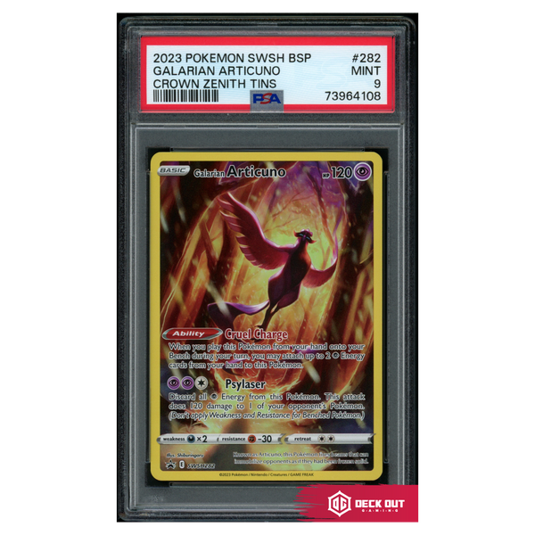 Galarian Articuno - SWSH Promos - SWSH282 - PSA 9 - 73964108 - Deck Out Gaming