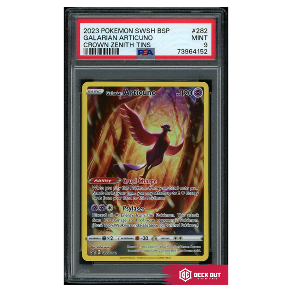 Galarian Articuno - SWSH Promos - SWSH282 - PSA 9 - 73964152 - Deck Out Gaming