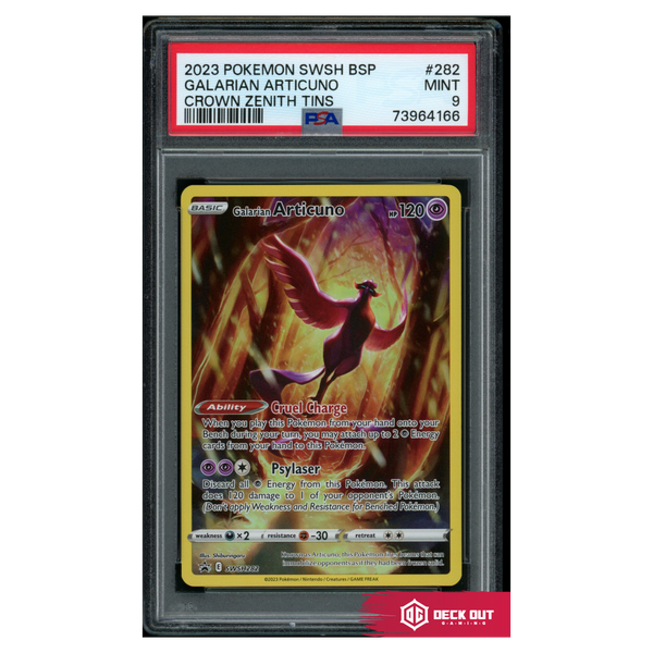 Galarian Articuno - SWSH Promos - SWSH282 - PSA 9 - 73964166 - Deck Out Gaming