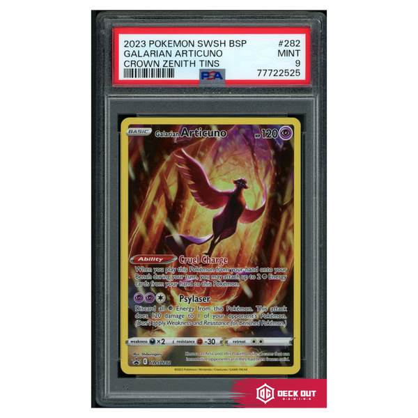 Galarian Articuno - SWSH Promos - SWSH282 - PSA 9 - 77722525 - Deck Out Gaming