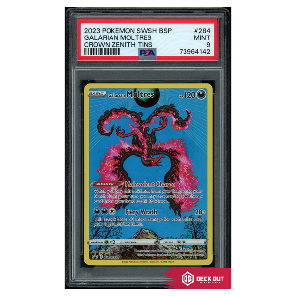 Galarian Moltres - SWSH Promos - SWSH284 - PSA 9 - 73964142 - Deck Out Gaming