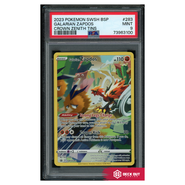 Galarian Zapdos - SWSH Promos - SWSH283 - PSA 9 - 73963100 - Deck Out Gaming