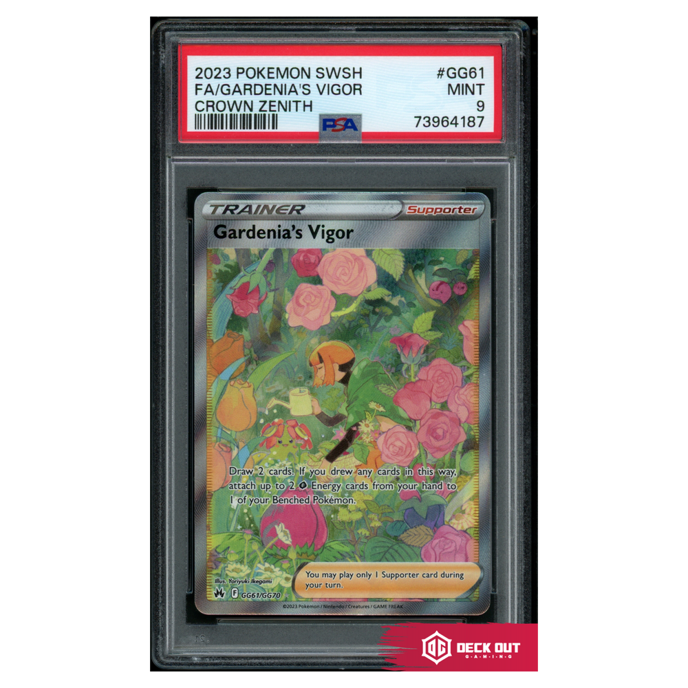 Gardenia's Vigor - Crown Zenith - GG61 - PSA 9 - 73964187 - Deck Out Gaming