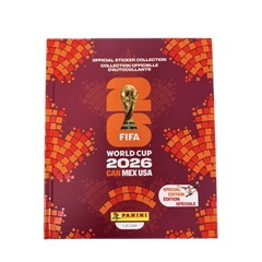 2026 Panini World Cup Soccer - Sticker Album - Hard Cover - Limited Canadian Edition 1 of 2026 - Deck Out Gaming