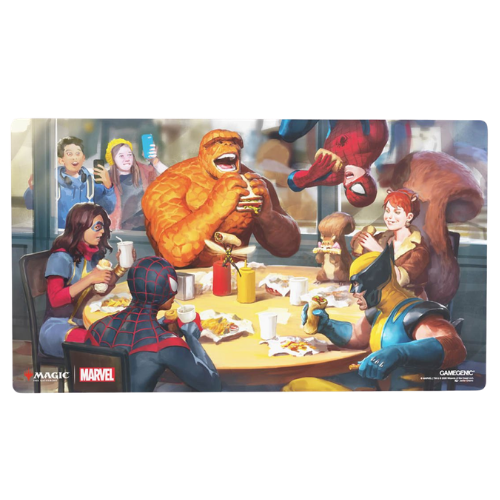 Gamegenic: Prime Playmat - MTG Marvel Super Heroes - Heroic Feast - Deck Out Gaming