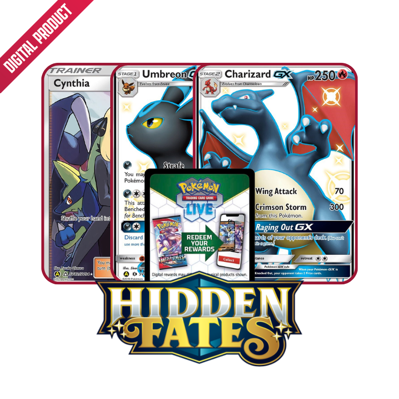 Hidden Fates Booster Pack PTCGL Code - Deck Out Gaming