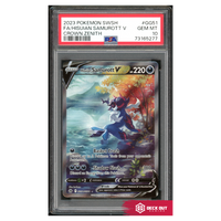 Hisuian Samurott V - Crown Zenith - GG51 - PSA 10 - 73165277 - Deck Out Gaming