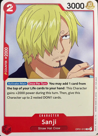 Sanji (Demo Deck 2023) (Non Foil) - OP01-013 - Rare - Deck Out Gaming