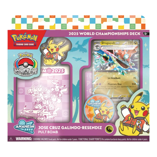 Pokemon - World Championship Decks 2025 - Jose Cruz Galindo-Resendiz - Pult Bomb (Ships Friday June 5th)