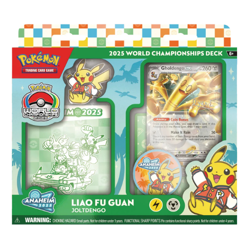 Pokemon - World Championship Decks 2025 - Liao Fu Guan - Joltdengo (Senior Champion) (Ships Friday June 5th)
