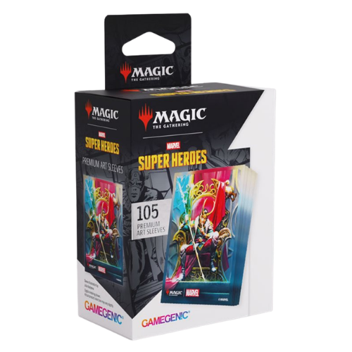 Gamegenic: Art Sleeves - MTG Marvel Super Heroes - Loki/Doc Doom - Deck Out Gaming