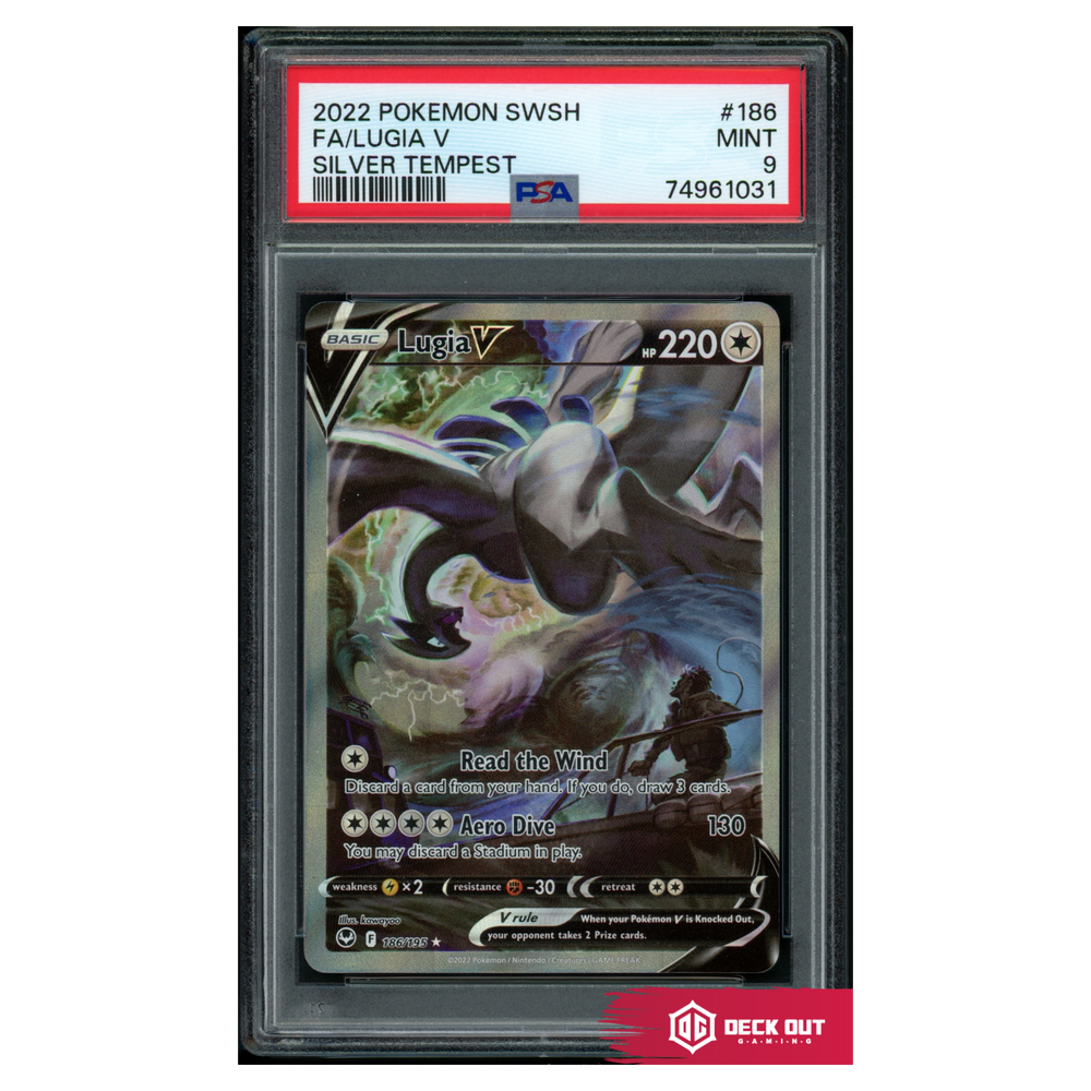 Lugia V - Silver Tempest - 186 - PSA 9 - 74961031 - Deck Out Gaming