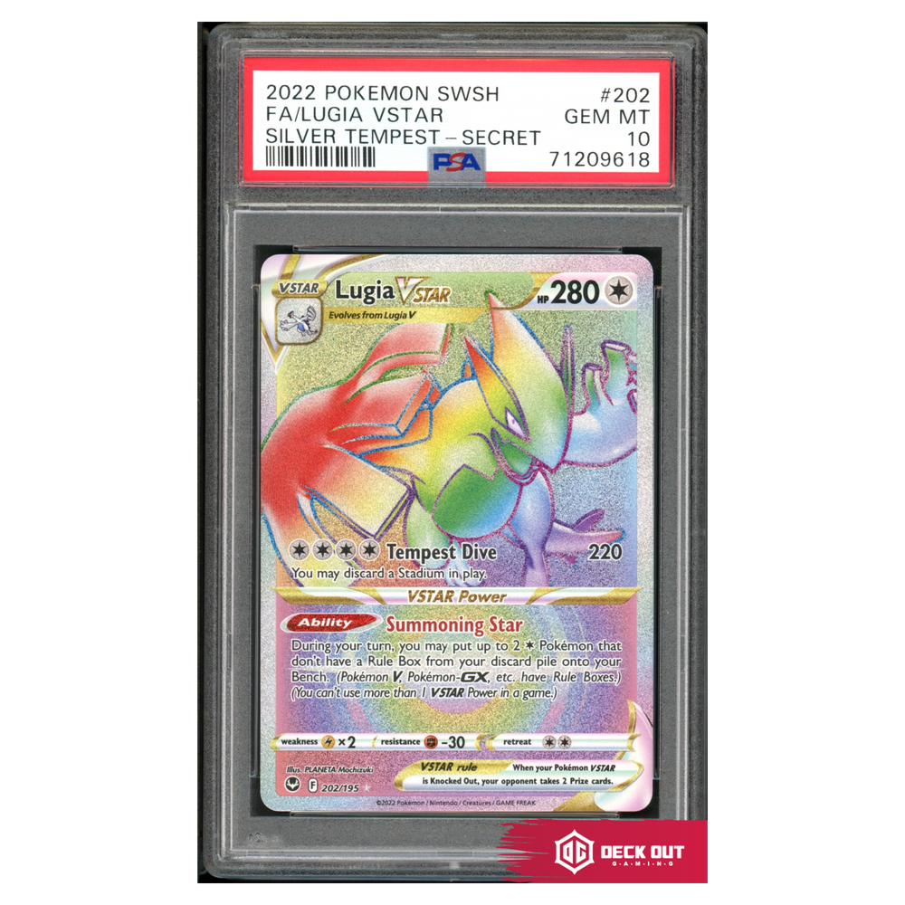 Lugia VSTAR - Silver Tempest - 202 - PSA 10 - 71209618 - Deck Out Gaming