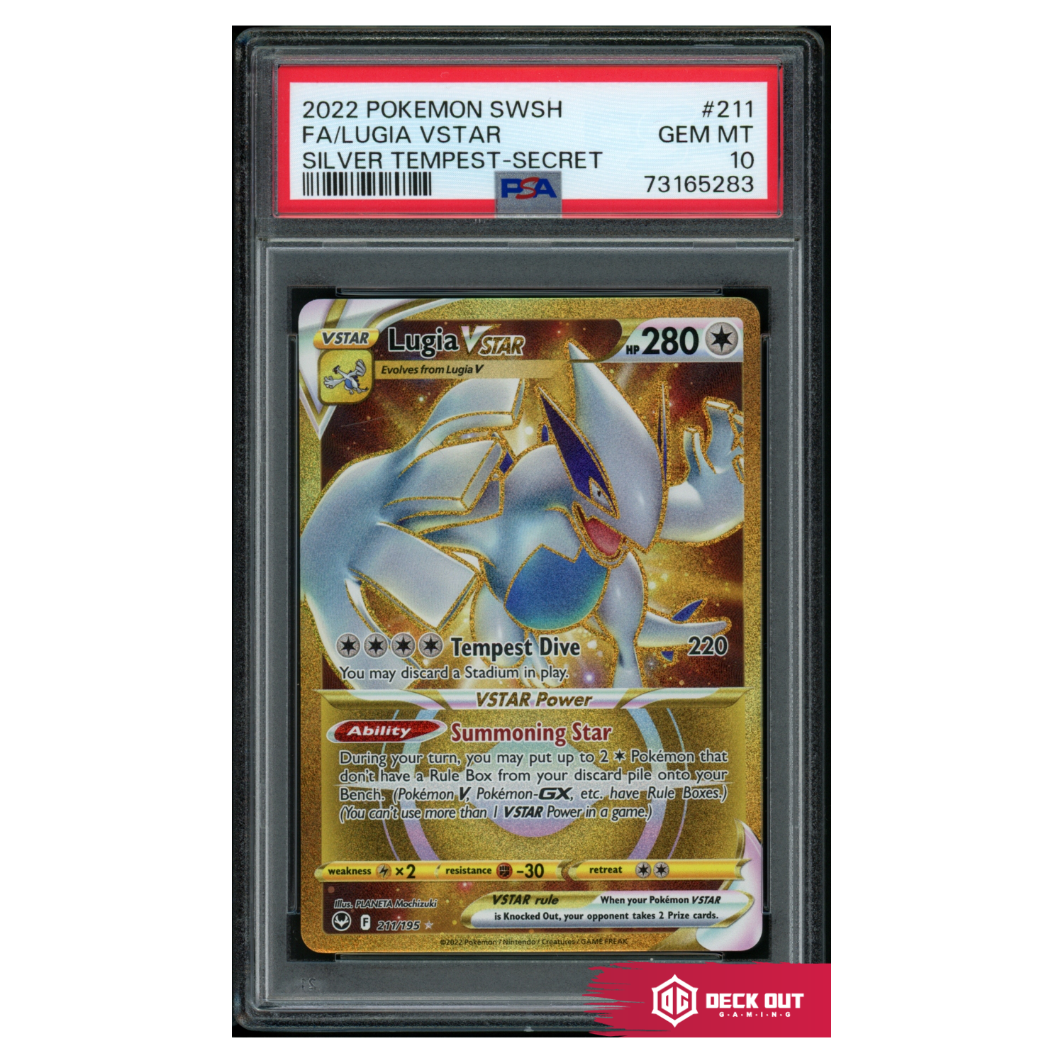 Lugia VSTAR - Silver Tempest - 211 - PSA 10 - 73165283 - Deck Out Gaming