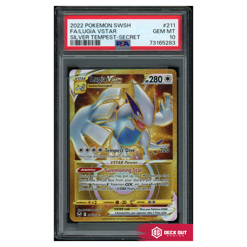 Lugia VSTAR - Silver Tempest - 211 - PSA 10 - 73165283 - Deck Out Gaming
