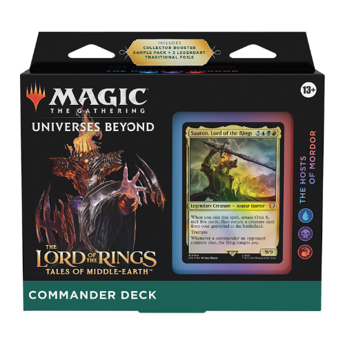 MTG Universes Beyond: Lord Of The Rings Commander Deck - The Host Of Mordor - Deck Out Gaming
