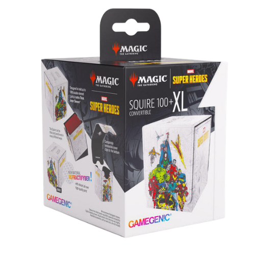 Gamegenic: Deck Box - MTG Marvel Super Heroes - Marvel Age - Squire 100+ XL - Deck Out Gaming