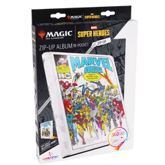 Gamegenic: Zip-Up Album - MTG Marvel Super Heroes - Marvel Age - (18-Pocket Side-Loading) - Deck Out Gaming