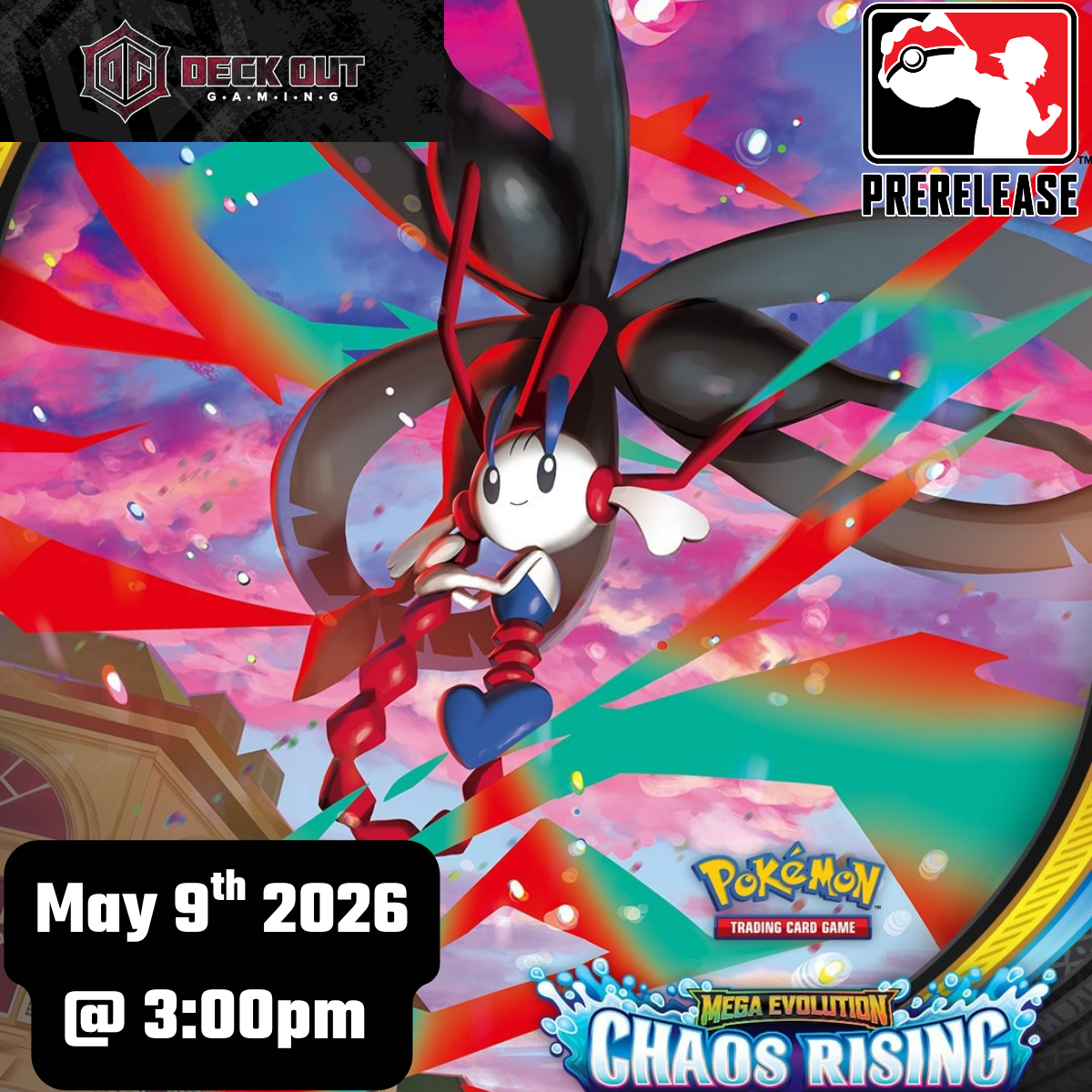Pokemon Chaos Rising Prerelease Event (May 9th @ 3pm) - Deck Out Gaming