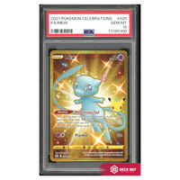 Mew - Celebrations - 025 - PSA 10 - 73165300 - Deck Out Gaming