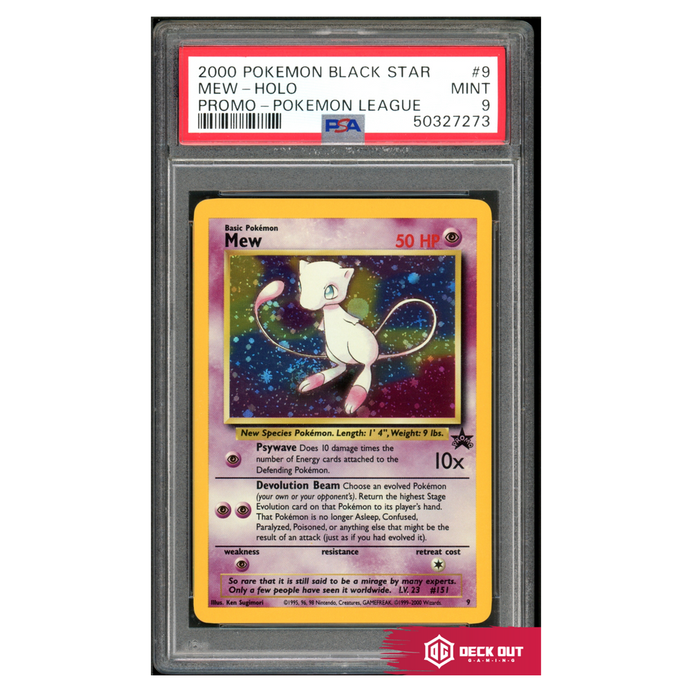 Mew (Holo) - WoTC Promo - 9 - PSA 9 - 50327273 - Deck Out Gaming