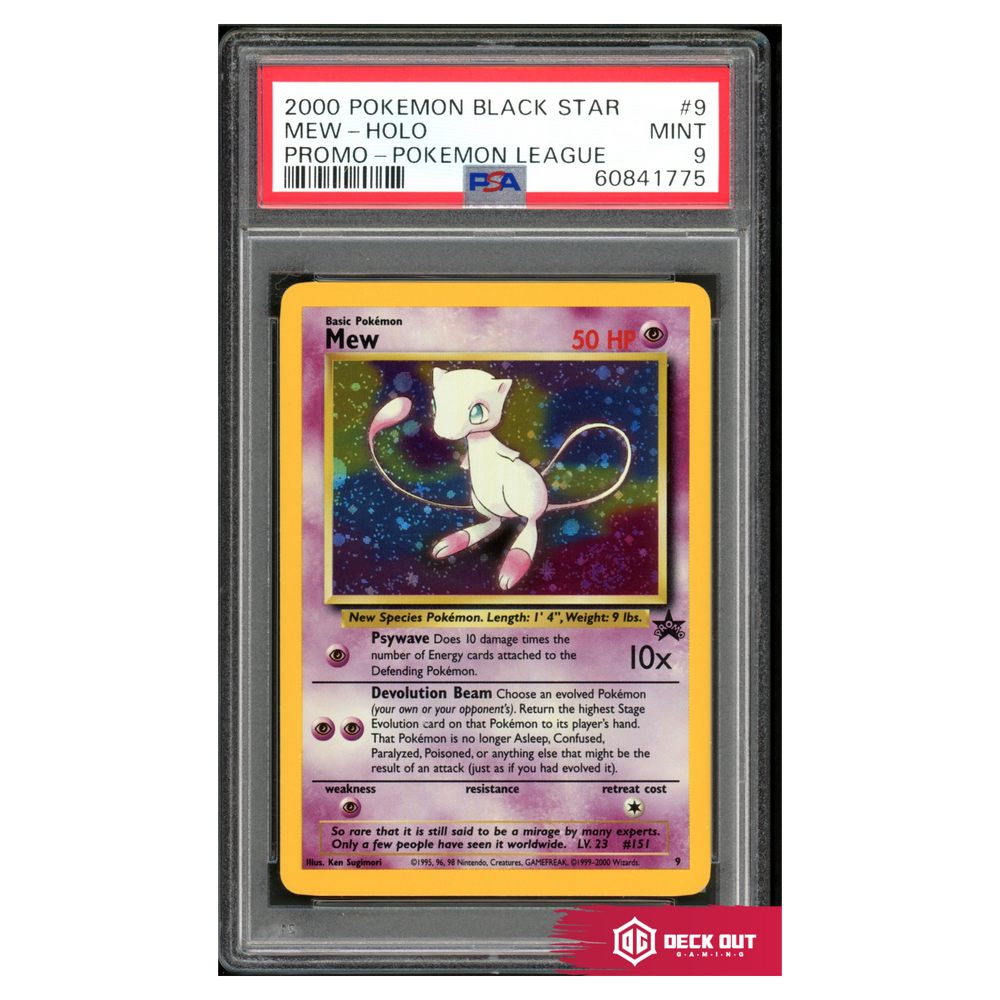 Mew (Holo) - WoTC Promo - 9 - PSA 9 - 60841775 - Deck Out Gaming