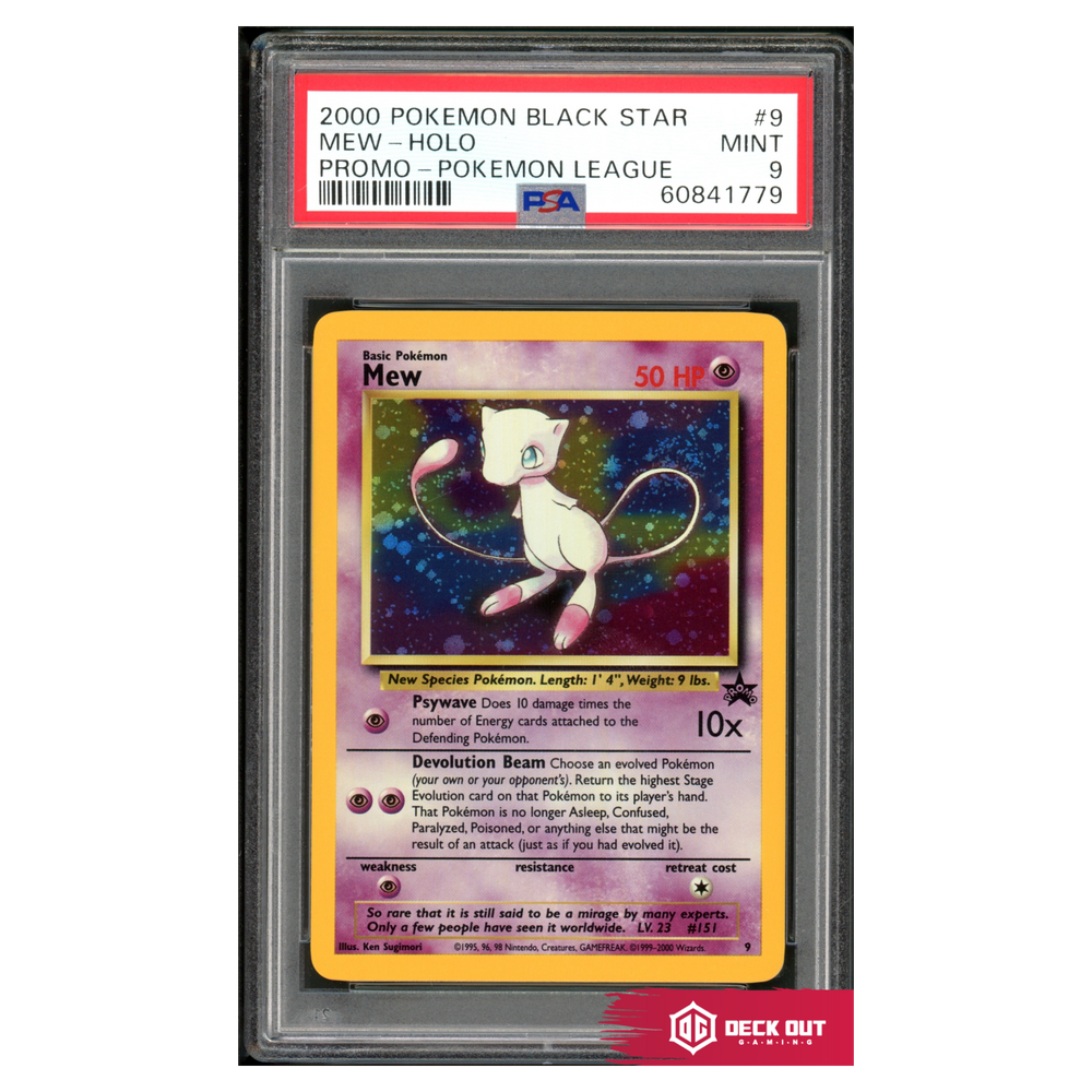 Mew (Holo) - WoTC Promo - 9 - PSA 9 - 60841779 - Deck Out Gaming