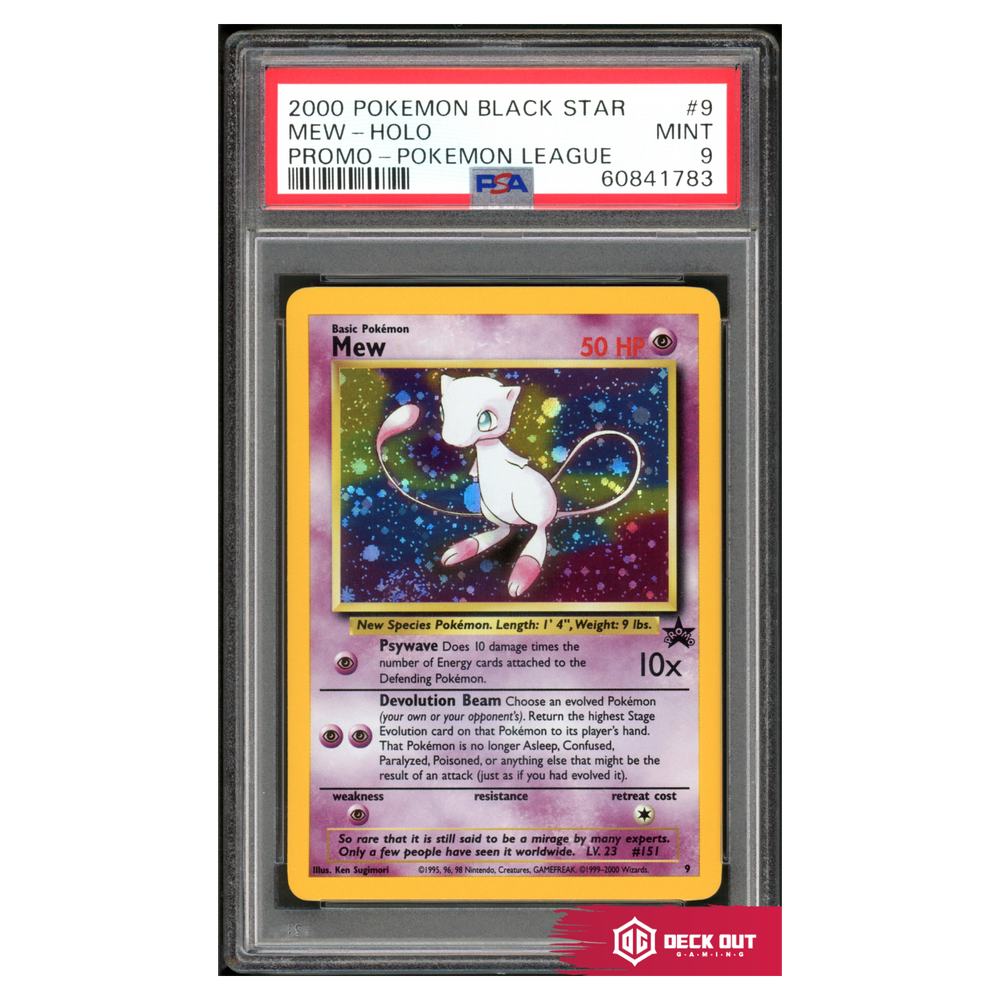 Mew (Holo) - WoTC Promo - 9 - PSA 9 - 60841783 - Deck Out Gaming