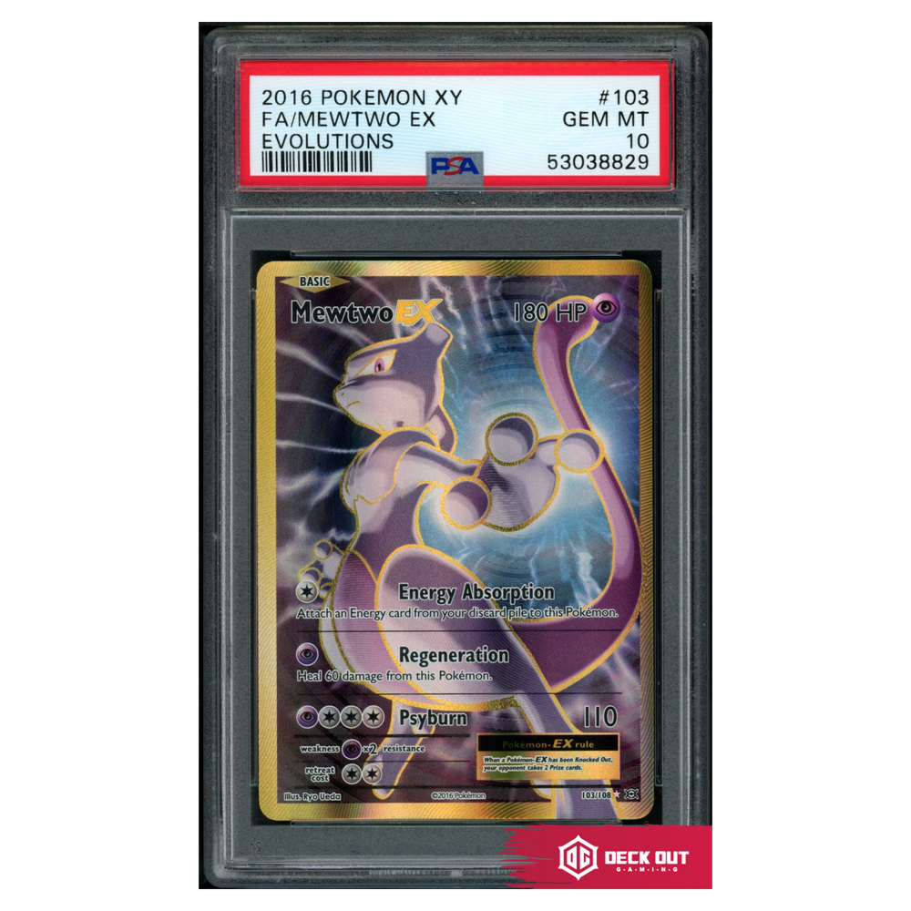 Mewtwo EX - Evolutions - 103 - PSA 10 - 53038829 - Deck Out Gaming