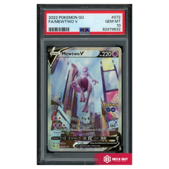 Mewtwo V - Pokemon GO - 072 - PSA 10 - 82979632 - Deck Out Gaming