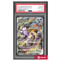 Mewtwo VSTAR - Crown Zenith - GG44 - PSA 10 - 73165281 - Deck Out Gaming