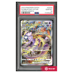 Mewtwo VSTAR - Crown Zenith - GG44 - PSA 10 - 73165282 - Deck Out Gaming